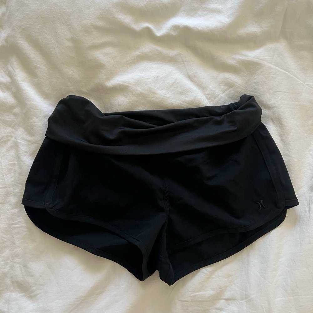 Black Y2K Hurley mini low rise Shorts